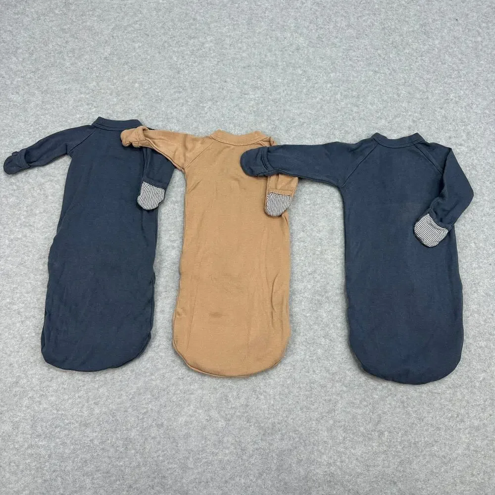 Goumi Kids Baby Sleeper/Footie Organic Cotton Neutral Bundle Pajamas Baby NB Set